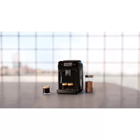 Philips EP1221/20 darálós, 2 csészés automata kávéfőző, kávégép, tejhabosítóval, érintőképernyővel (Series 1200  / EP 1221)