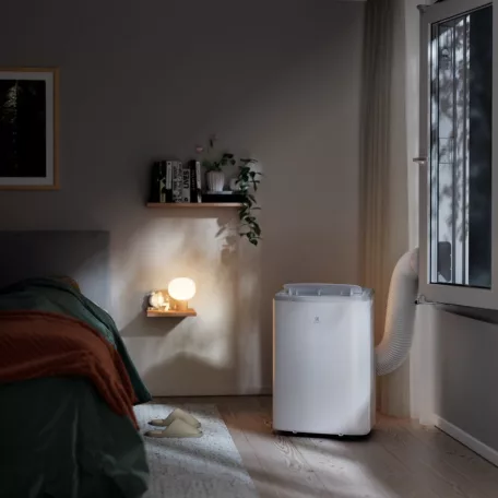 Electrolux EXP26U339CW Comfort 600 Smart mobilklíma, 990W 2.6 KW 9000 BTU mobil klíma, applikációról vezérelhető mobil légkondicionáló