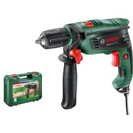 Bosch EasyImpact 550 elektromos (vezetékes) 550W 11Nm ütvefúró, fúrókalapács kofferben (0603130020)