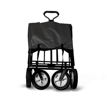 EasyMaxx 13418 összecsukható, 80 kg teherbírású 75 x 49.5 x 91 cm kerti kézikocsi, horgászkocsi, strandkocsi, szállító kocsi