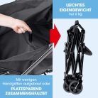 EasyMaxx 13418 összecsukható, 80 kg teherbírású 75 x 49.5 x 91 cm kerti kézikocsi, horgászkocsi, strandkocsi, szállító kocsi