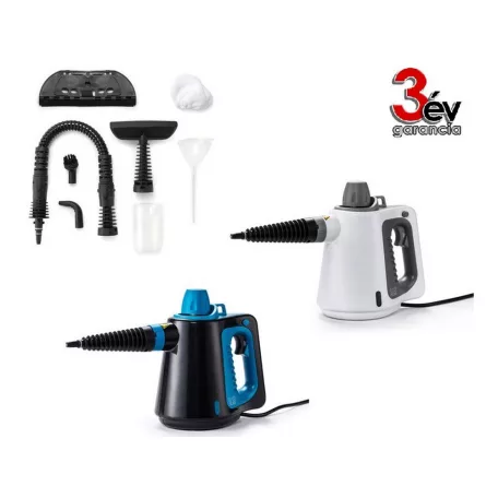 Easy Home 4137 kézi gőztisztító, 350 ml 3.5 bar 1050W nagynyomású gőzpingvin 9 tartozékkal (gőzborotva)