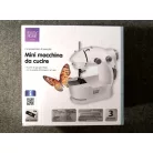 Easy Home MS-201 tanuló, játék mini varrógép 20 x 12 x 20 cm gyermek varrógép, pedállal, hálózati adapterrel