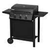   Enders San Francisco 3 gázégős gázgrill kocsi, 3 égős gáz grill, grillkocsi, 6.75 kW összteljesítménnyel (3 x 2.25 kW) 50 x 33 cm grillfelülettel