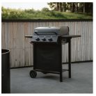 Enders San Francisco 3 gázégős gázgrill kocsi, 3 égős gáz grill, grillkocsi, 6.75 kW összteljesítménnyel (3 x 2.25 kW) 50 x 33 cm grillfelülettel