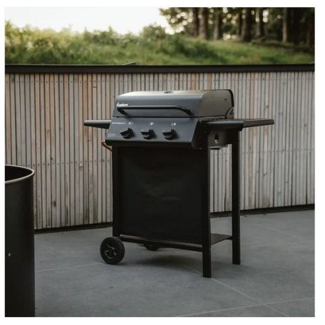Enders San Francisco 3 gázégős gázgrill kocsi, 3 égős gáz grill, grillkocsi, 6.75 kW összteljesítménnyel (3 x 2.25 kW) 50 x 33 cm grillfelülettel