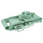 Ernesto Multifunkciós, 8 részes mechanikus 5 az 1-ben reszelő, szeletelő és aprító gyalu gyűjtőtállal, 5 cserélhető betéttel (498406)