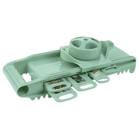 Ernesto Multifunkciós, 8 részes mechanikus 5 az 1-ben reszelő, szeletelő és aprító gyalu gyűjtőtállal, 5 cserélhető betéttel (498406)