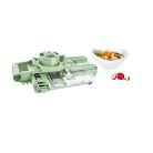 Ernesto Multifunkciós, 8 részes mechanikus 5 az 1-ben reszelő, szeletelő és aprító gyalu gyűjtőtállal, 5 cserélhető betéttel (498406)