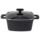 ERNESTO 5 az 1-ben multifunkciós alu öntvény sütőedény szett, 4.5L olajsütő és pároló készlet 