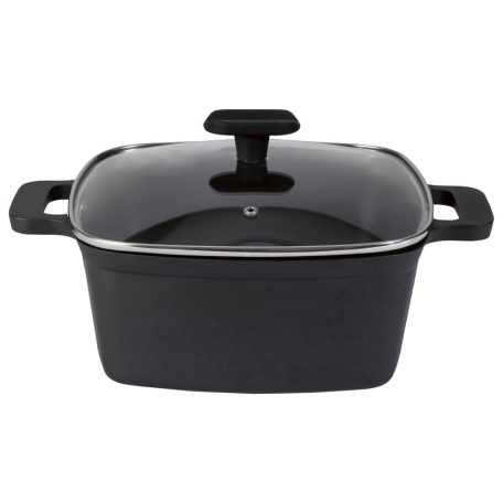 ERNESTO 5 az 1-ben multifunkciós alu öntvény sütőedény szett, 4.5L olajsütő és pároló készlet 