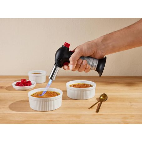 SilverCrest / Ernesto EKB A1 karamellizáló pisztoly, flambírozó, szakácsfáklya, 100 ml töltőgázzal