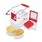 Livarno Home / Ernesto mechanikus burgonya és zöldség hasáboló, krumplivágó, zöldség, sárgarépa és hasábburgonya szeletelő, daraboló
