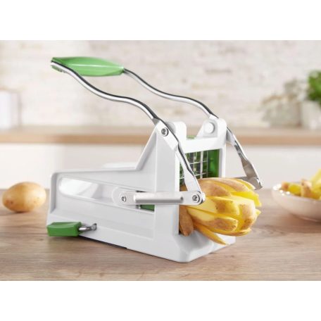 Livarno Home / Ernesto mechanikus burgonya és zöldség hasáboló, krumplivágó, zöldség, sárgarépa és hasábburgonya szeletelő, daraboló