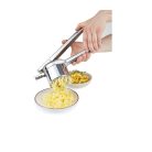 SilverCrest / ERNESTO / Livarno Home nemesacél inox mechanikus burgonyatörő, univerzális nyomó, krumplinyomó, galuskakészítő (galuskaszaggató)