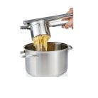 SilverCrest / ERNESTO / Livarno Home nemesacél inox mechanikus burgonyatörő, univerzális nyomó, krumplinyomó, galuskakészítő (galuskaszaggató)