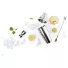 ERNESTO nemesacél inox 12 részes Cocktail Shaker Set - Koktélkészítő és kiöntő mixer készlet 