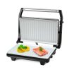   Esperanza EKG006 Taleggio inox 750W kerámia grill, kerámialapos kontaktgrill sütő, grillsütő