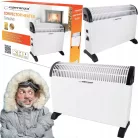 Esperanza Tanami 2000W elektromos álló konvektor 3 fűtési fokozattal (750W / 1250W / 2000W) elektromos hősugárzó fokozatmentes termosztáttal (EHH008)