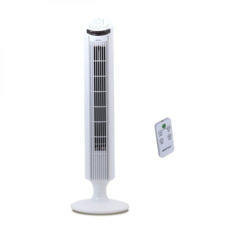 Too Hot! FANT-84 RC digitális, távirányítós 84 cm magas, 45W fehér toronyventilátor, oszlopventlátor, 7.5 órás időzítővel