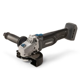  FERREX FAW 20 SOLO 125 mm 20V akkus sarokcsiszoló, akkumulátoros flex, akku és töltő nélkül