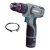 FERREX FBT-CID004 12V 2Ah cserélhető li-ion akkus 28Nm akkumulátoros fúró, ütvefúró, csavarbehajtó, fúrógép akkuval, USB-C töltőkábellel (Compact Power család)