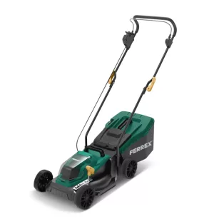   FERREX FBT-CLM-003 SOLO 20V 33 cm akkus fűnyíró, vezeték nélküli, akkumulátoros fűnyírógép központi vágásmagasság állítással, 35L fűgyűjtővel, akku és töltő nélkül 