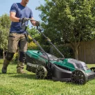 FERREX FBT-CLM-003 SOLO 20V 33 cm akkus fűnyíró, vezeték nélküli, akkumulátoros fűnyírógép központi vágásmagasság állítással, 35L fűgyűjtővel, akku és töltő nélkül 