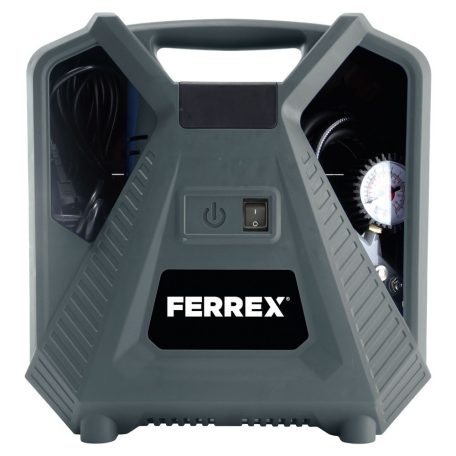 FERREX CQB-180D2 elektromos 1100W max. 8 bar hordozható kompresszor, táskakompresszor, mobil táska kompresszor (818635)
