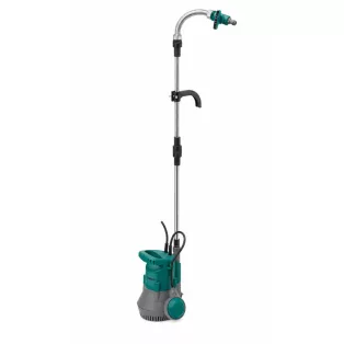   FERREX  elektromos 400W esővízszivattyú, kerti hordóürítő szivattyú, szennyvízszivattyú 4000 liter/óra 1.3 bar max 7m rugalmas csővel, csappal (856313)