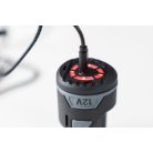 FERREX FBT-CAG006 Compact Power 12V 2Ah 76mm akkus, cserélhető akkumulátoros sarokcsiszoló, mini flex, kézi kisflex akkuval, koronggal és USB töltőkábellel