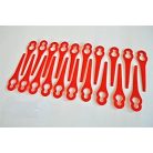 FERREX GDRT26 SOLO 20V akkus, akkumulátoros, műanyag késes szegélynyíró, fűkasza, akku és töltő nélkül