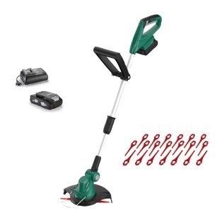   FERREX GDRT26 akkus, 20V 2Ah akkumulátoros, műanyag késes szegélynyíró, fűkasza, akkuval és töltővel