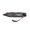   FERREX FBT-CRT004 mini 12V 1300 mAh Li-ion akkus panelfúró, 76 részes multicsiszoló készlet, hálózati adapterrel, cserélhető akkuval