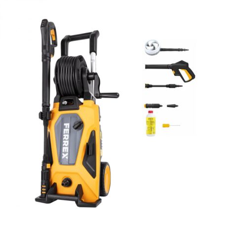 FERREX Q1W-SP01-2400 fém (alumínium) dugattyús 2400W max. 170 bar magasnyomású mosó, sterimó önfelszívó funkcióval 