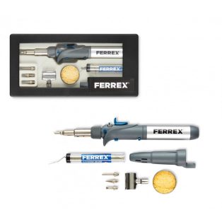   FERREX WWS-MLK3-Y01 multifunkciós 3 az 1-ben gázüzemű forrasztó, gázforrasztó szett, gáz forrasztópáka (28523) 