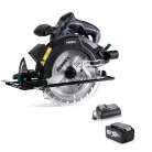 FERREX XYZ-566 HO 2022 ECO 40V 2.5Ah akkumulátoros, akkus kézi körfűrész 190mm fűrészlappal, akkuval és töltővel