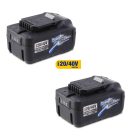 FERREX XYZ-566 HO 2022 XL 2 x 40V 2.5Ah akkumulátoros, DUPLA akkus kézi körfűrész 190mm fűrészlappal, 2 db akkuval és töltővel