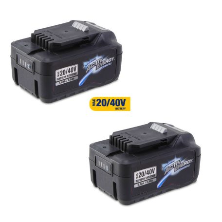 FERREX XYZ-566 HO 2022 XL 2 x 40V 2.5Ah akkumulátoros, DUPLA akkus kézi körfűrész 190mm fűrészlappal, 2 db akkuval és töltővel