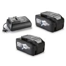 FERREX XYZ-566 HO 2022 XL 2 x 40V 2.5Ah akkumulátoros, DUPLA akkus kézi körfűrész 190mm fűrészlappal, 2 db akkuval és töltővel