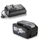 FERREX XYZ-566 HO 2022 ECO 40V 2.5Ah akkumulátoros, akkus kézi körfűrész 190mm fűrészlappal, akkuval és töltővel