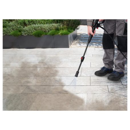 FERREX HPW-1400 (Scheppach) kompakt 1400W 110 bar magasnyomású mosó, sterimo 3 méter magasnyomású tömlővel, 390 liter / óra vízszállítással