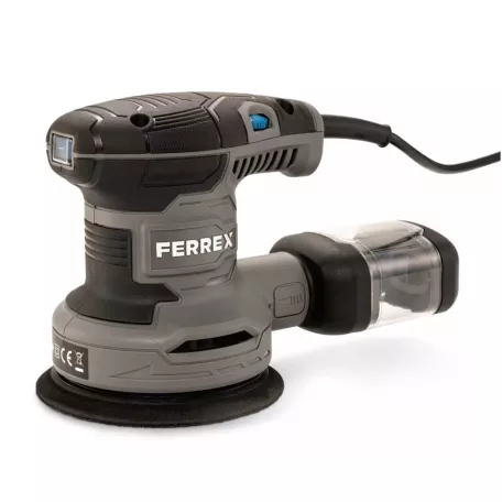 FERREX 350W elektromos excenter csiszoló, vezetékes excentercsiszoló, rezgő csiszológép (FES-350N / WU5906802)