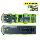 Dickie Toys Giant FLIXBUS Volvo 9700 élethű 1:16 méretarányú (54 cm) játék műanyag autóbusz nyitható ajtókkal és csomagtartóval, poggyászokkal, levehető tetővel, fény és hanghatásokkal
