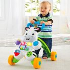  Fisher-Price DLD80 Zebra Baby Walker, tologatós, zenélő, világító Zebra járássegítő - foglalkoztató játék 6 hónapos kortól