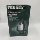 FERREX / GardenLine FST-1100  inox, nemesacél 1100W 20.000 l/óra kerti szivattyú, szennyvízszivattyú (búvárszivattyú) úszókapcsolóval (WU5909162 / 843305)