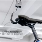 Fischer 97068 Cycle Lift Plus kerékpár és e-Bike lift, kerékpárlift, biciki tároló (csörlő) mennyezetre 30 kg teherbírással 26" - 28" (elektromos kerékpárokhoz is)