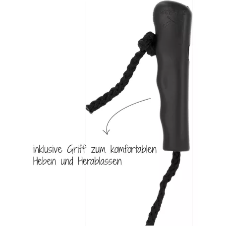 Fischer 97068 Cycle Lift Plus kerékpár és e-Bike lift, kerékpárlift, biciki tároló (csörlő) mennyezetre 30 kg teherbírással 26" - 28" (elektromos kerékpárokhoz is)
