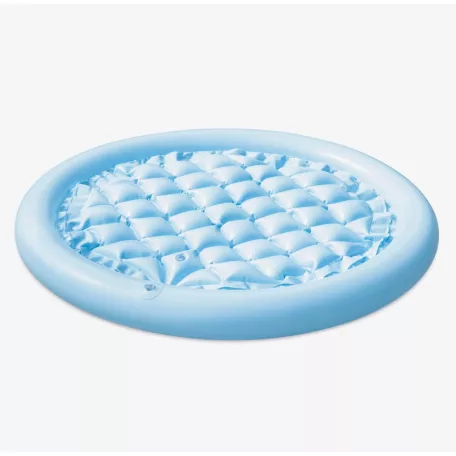 Funsicle Ice Well Cold Plunge 76 x 76 cm 303L szürke, felfújható peremű, fémvázas jégkád, hordozható jéghordó, jégfürdő medence hőmérővel, dupla fedéllel és pumpával
