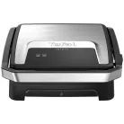 Tefal Inicio GC271D10 inox nemesacél kontaktgrill, 2000W panini - kontakt grill, grillsütő, 29 x 26 cm tapadásmentes sütőlapokkal